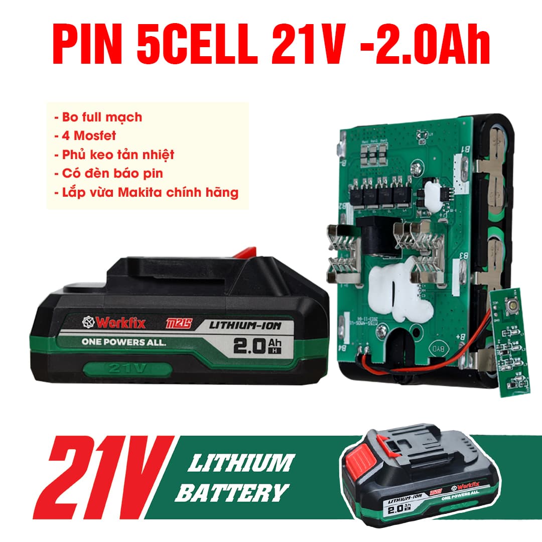 PIN 5 CELL MẠNH MẼ