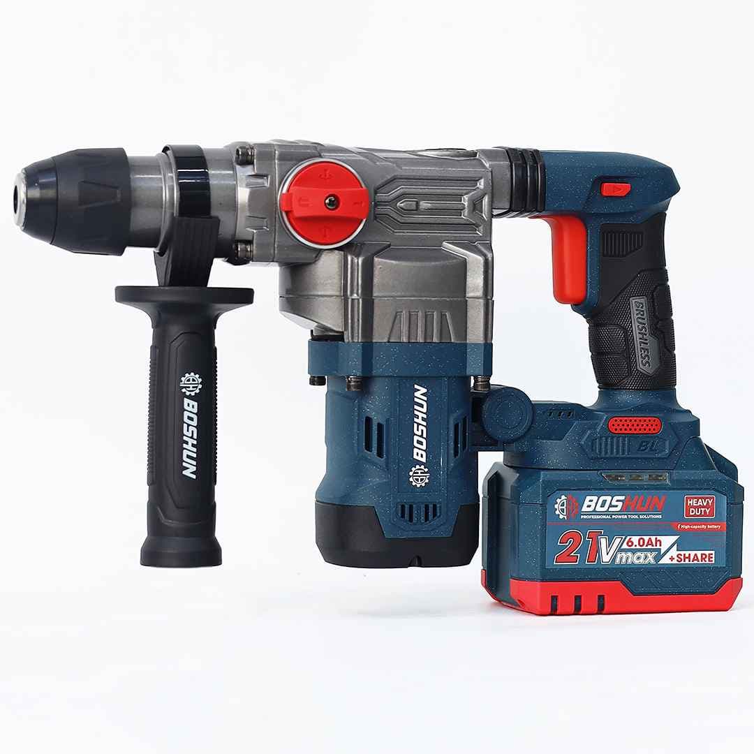 Máy khoan búa pin Boshun BS-RH2802BL - Chống rung AVS, Chống lật cổ tay — badge uy tín cửa hàng