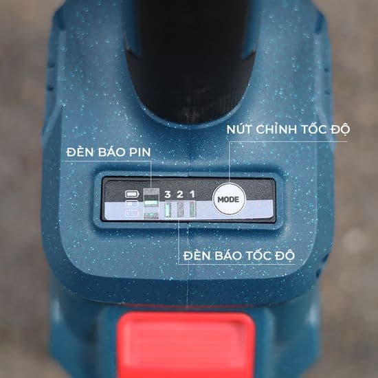 MÁY MÀI GÓC CHẠY PIN BOSSUN BS-AG7800BL, ĐỘNG CƠ KHÔNG CHỔI THAN, 13 CẤP TỐC ĐỘ, CHỐNG SỐC ĐÁ — BẢNG ĐIỀU KHIỂN HIỆN ĐẠI