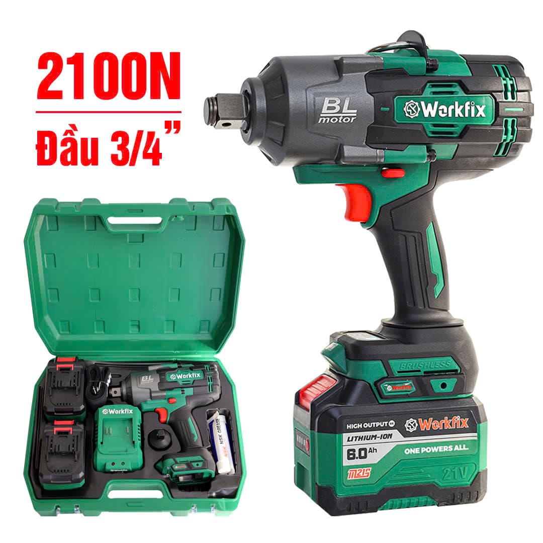 Máy siết bulong Workfix WF-IW2100N (2100Nm)