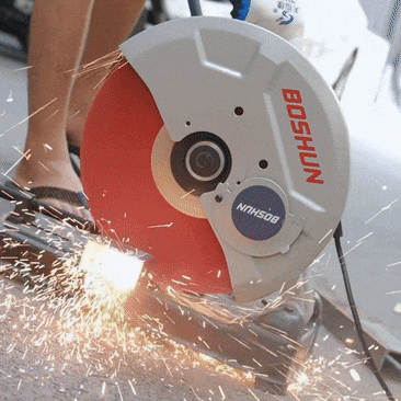 Máy Cắt Sắt Boshun BS-CS2500W Lõi Đồng, Công Suất 2500w Thiết Kế An Toàn, Tặng Kèm Lưỡi Cắt — CẮT SẮT CỰC NGỌT