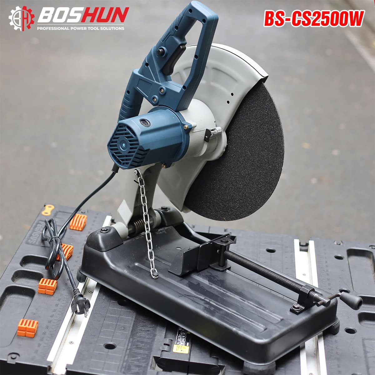 Máy Cắt Sắt Boshun BS-CS2500W Lõi Đồng, Công Suất 2500w Thiết Kế An Toàn, Tặng Kèm Lưỡi Cắt — LƯỠI CẮT 355MM CẮT CỰC NHANH
