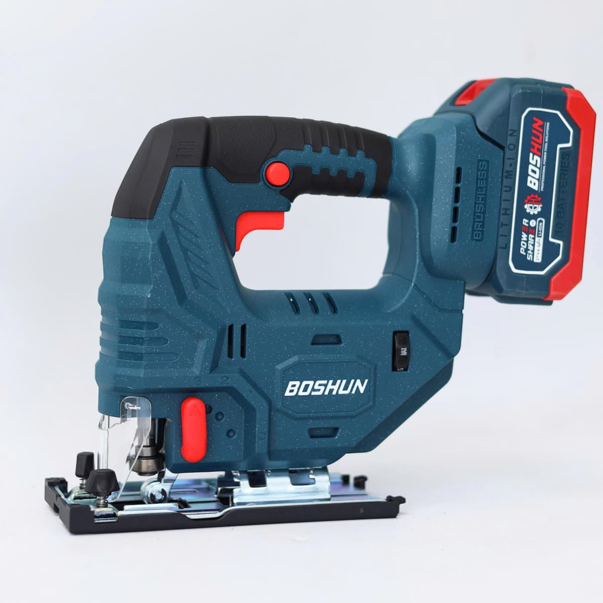 Máy cưa lọng pin BOSHUN BS-CJS06BL, Không chổi than, Công suất 950W, Chỉnh 6 cấp tốc độ, Bảo hành 12 tháng