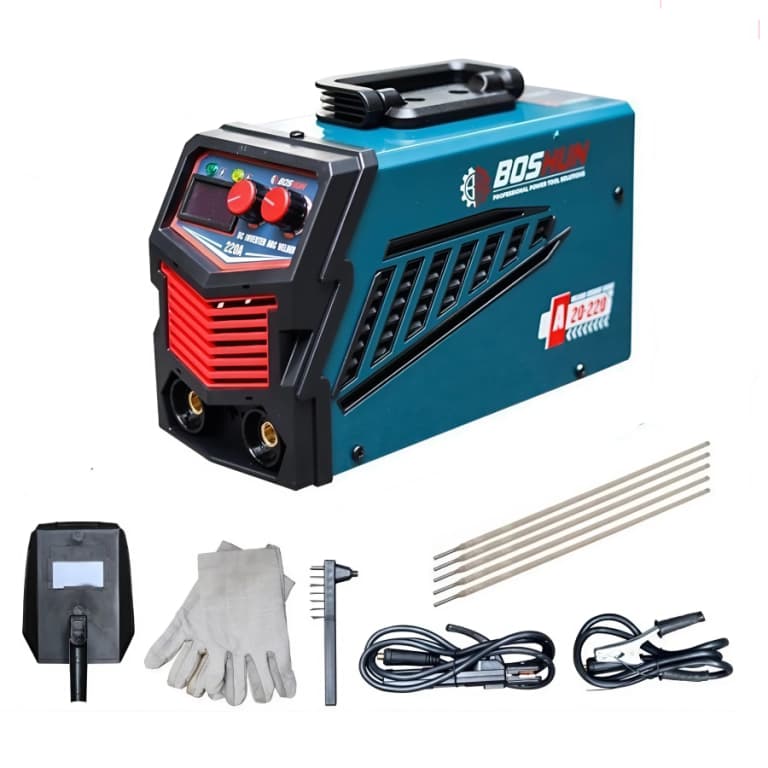 Máy Hàn Điện Mini Bossun BS-M250IGBT, Đa Năng Nhỏ Gọn Chất Lượng Cao, Dễ Dàng Mang Theo - Bảo hành chính hãng 12 Tháng — TẶNG 5 QUE HÀN