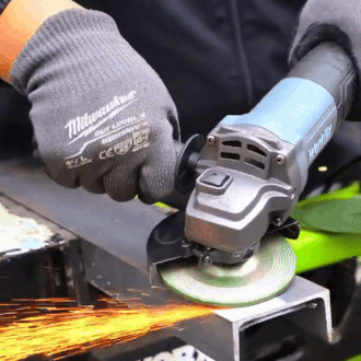 Máy mài cầm tay WORKFIX WF-AG950W, Công suất 950W, Công tắc đuôi, Tặng 1 cặp chổi than — MÀI