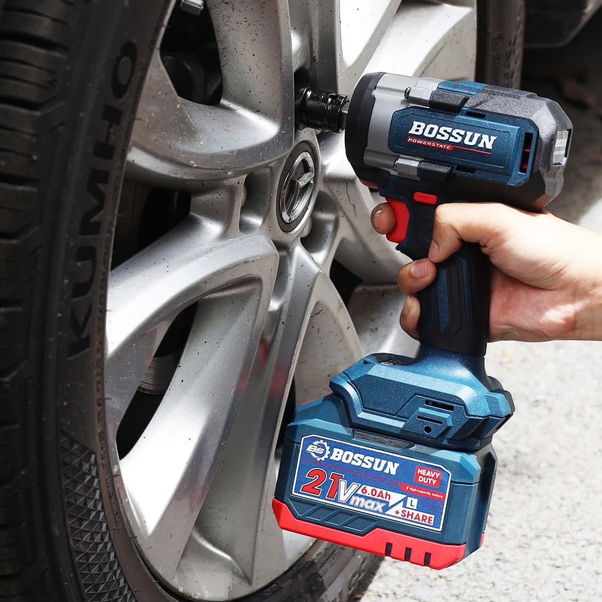 Máy Siết Bulong BOSHUN BS-IW750N Lực siết 750N.m - Mở Ốc Ô Tô Tải Dễ Dàng - Bảo Hành Chính Hãng 12 Tháng — THIẾT KẾ TỐI ƯU CAO CẤP