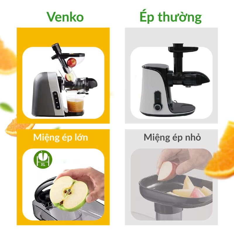 Máy Ép Venko - Máy Ép Chậm Trục Ngang Venko VS30 — Mô tả sản phẩm