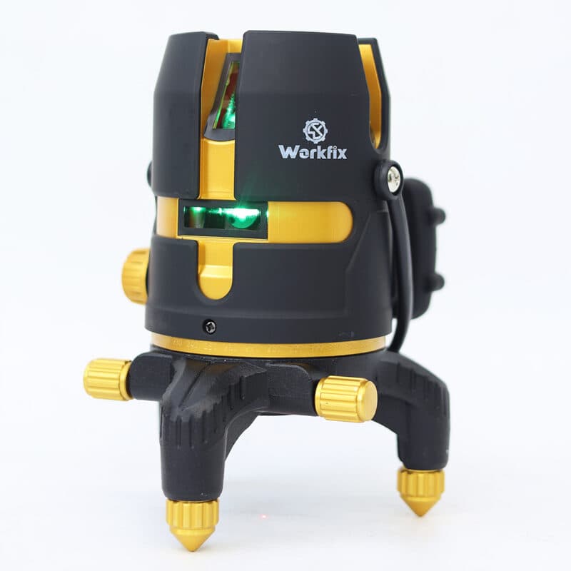 Máy Cân Bằng Laser 5 Tia Xanh, Có điều khiển từ xa, WORKFIX WF-LS0501X — MÁY CÂN BẰNG LASER WORKFIX