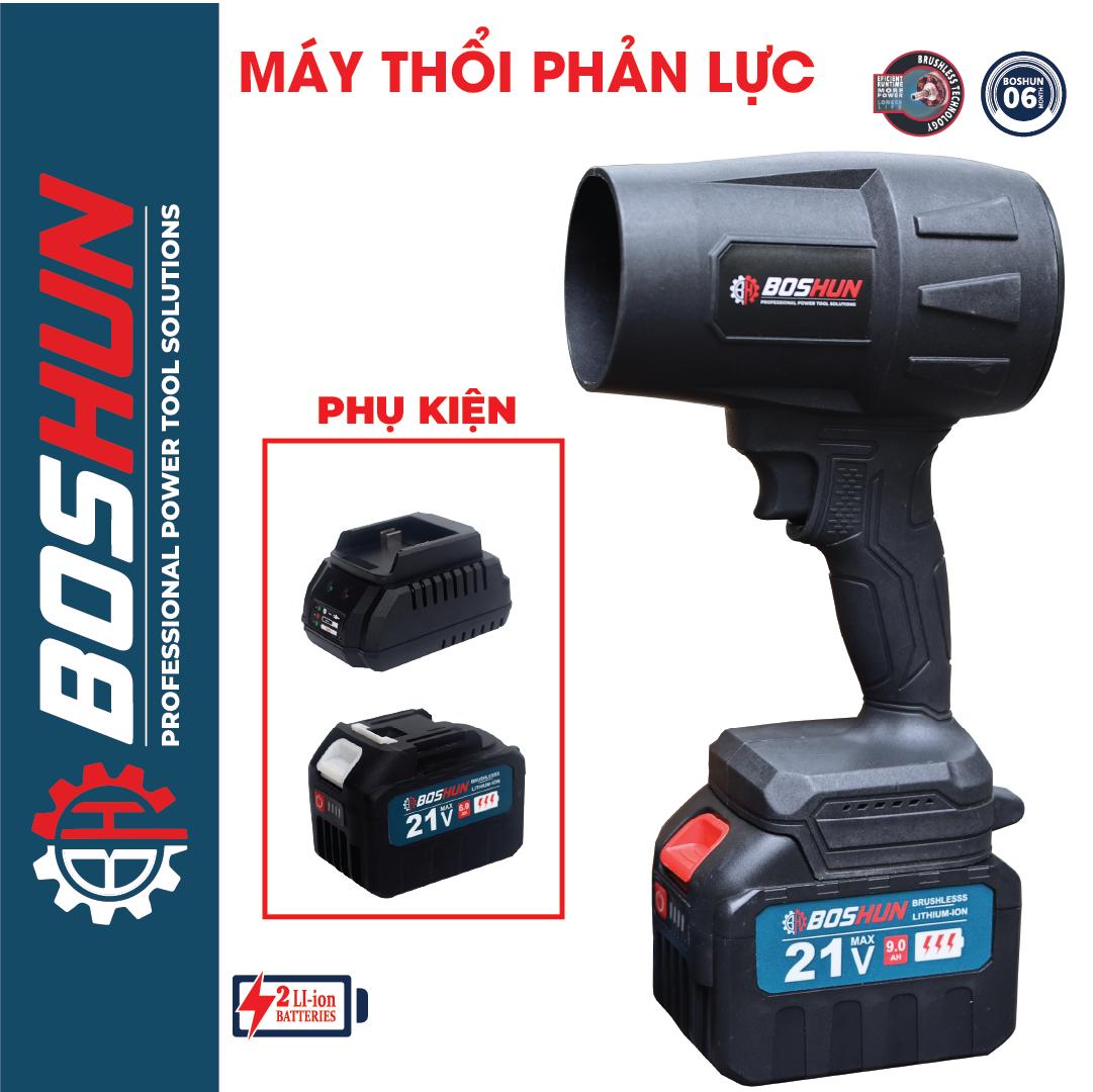 Máy thổi phản lực BS-HT850G, thổi bụi, thổi lá rụng Boshun siêu khỏe