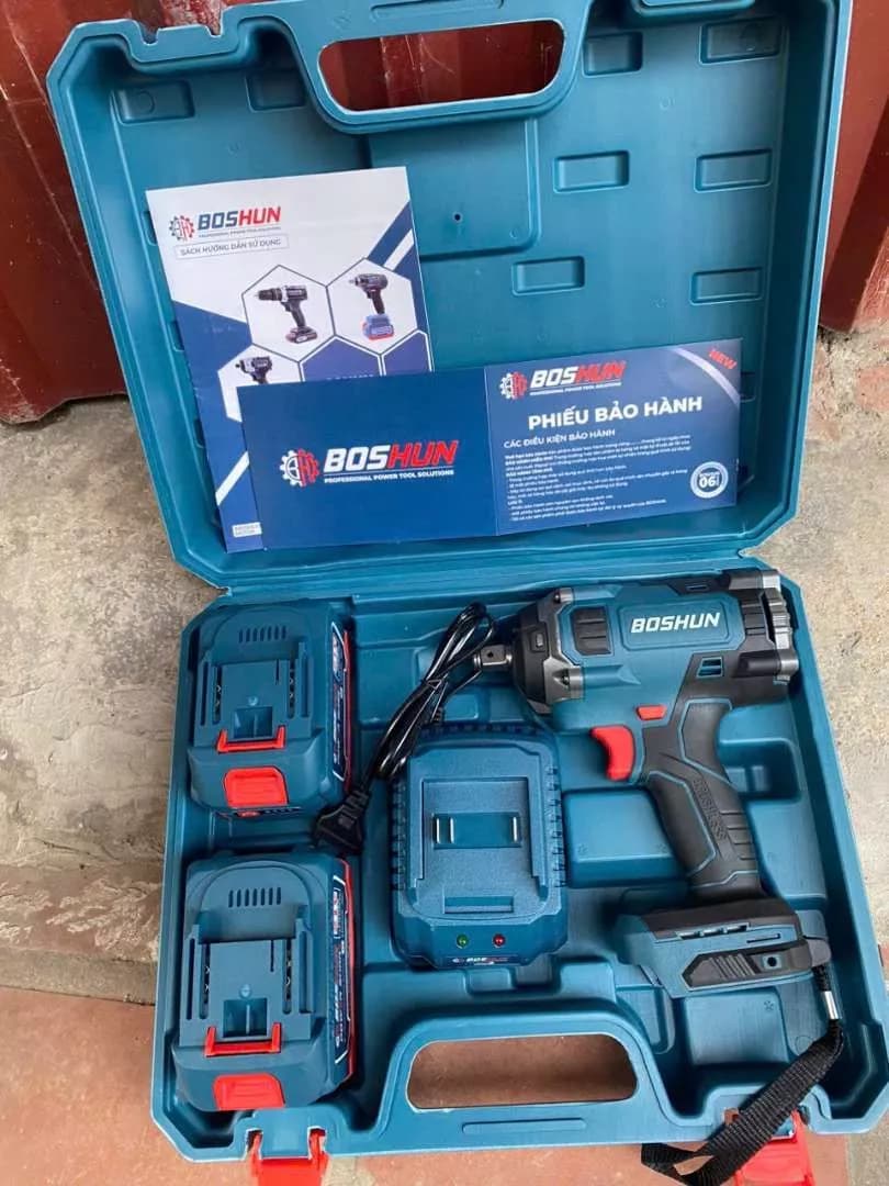 Máy siết bulong pin Bossun BS-IW950N (950N.m) - Đầu 1/2 inch mở ốc 36mm — ảnh đánh giá khách hàng 3