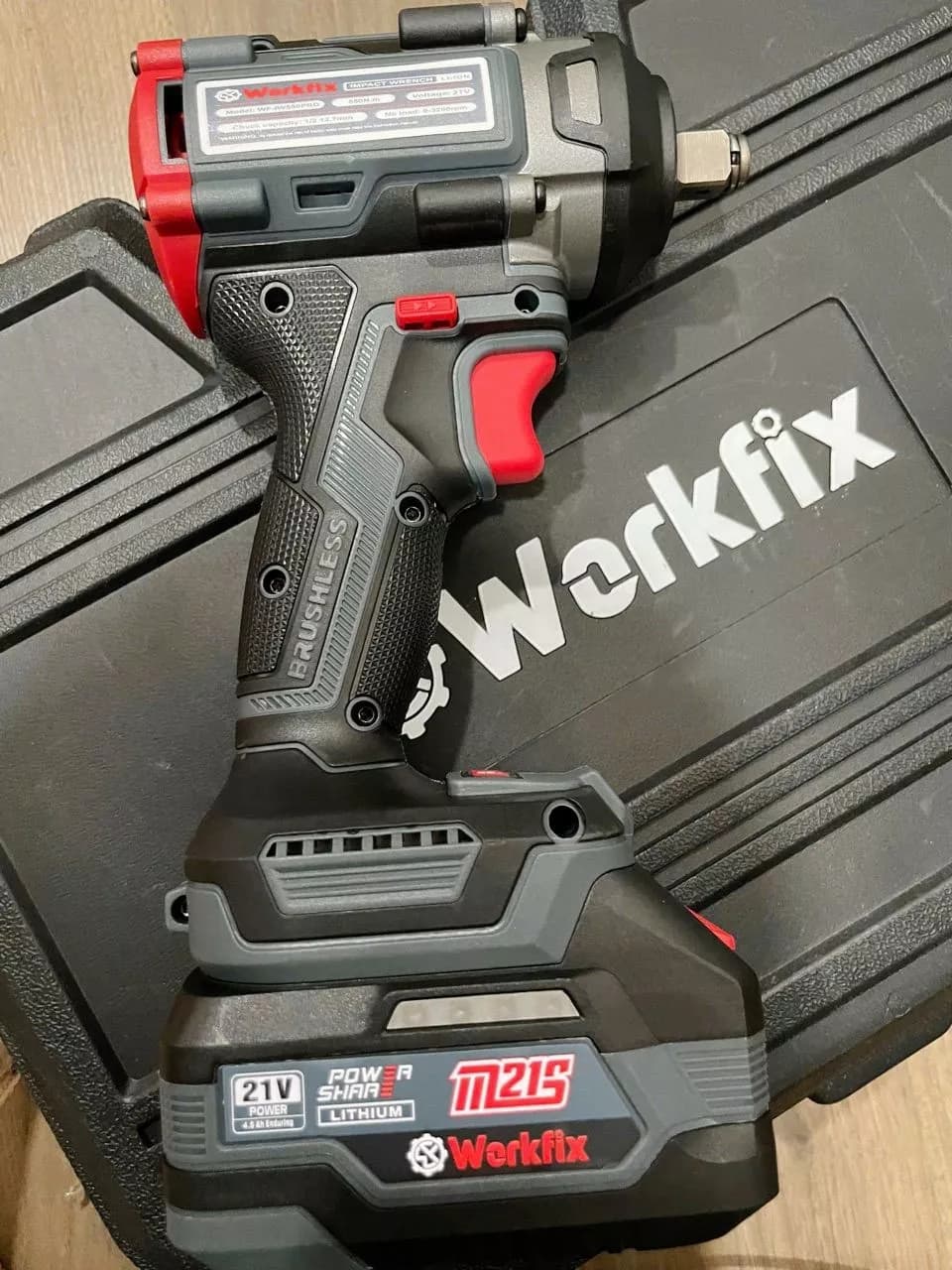 Máy siết bulong Workfix WF-IW550PRO (550N.m) — ảnh đánh giá khách hàng 4