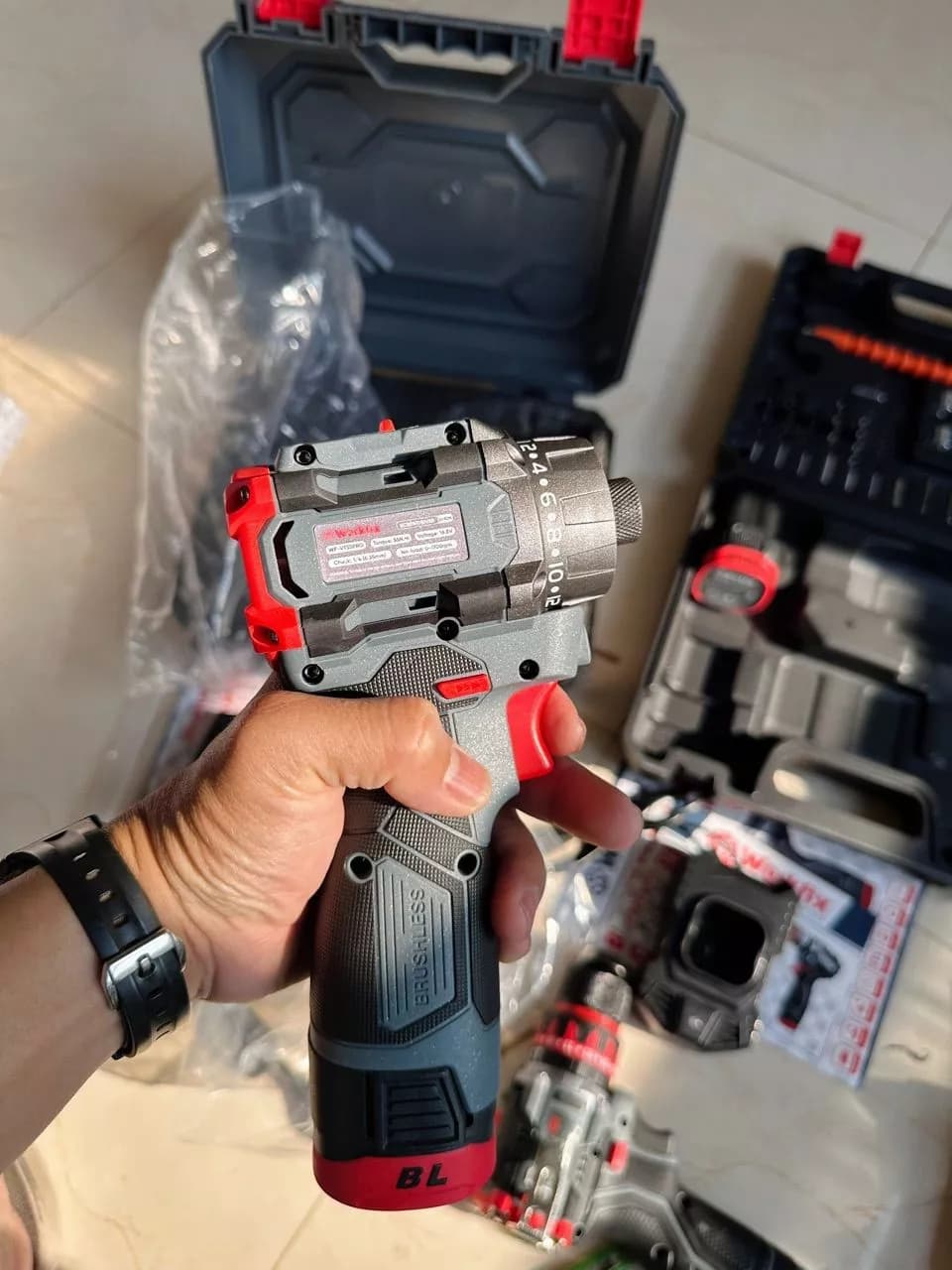 Máy siết bulong Workfix WF-VT55PRO (55N.m) — ảnh đánh giá khách hàng 1