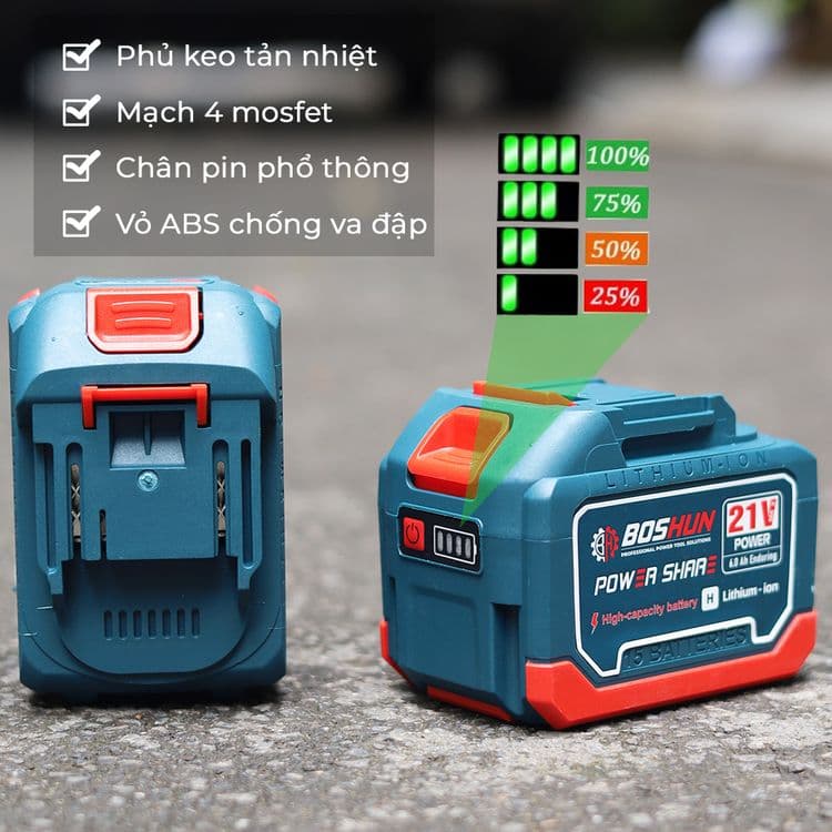 2 PIN 15CELL DUNG LƯỢNG LỚN