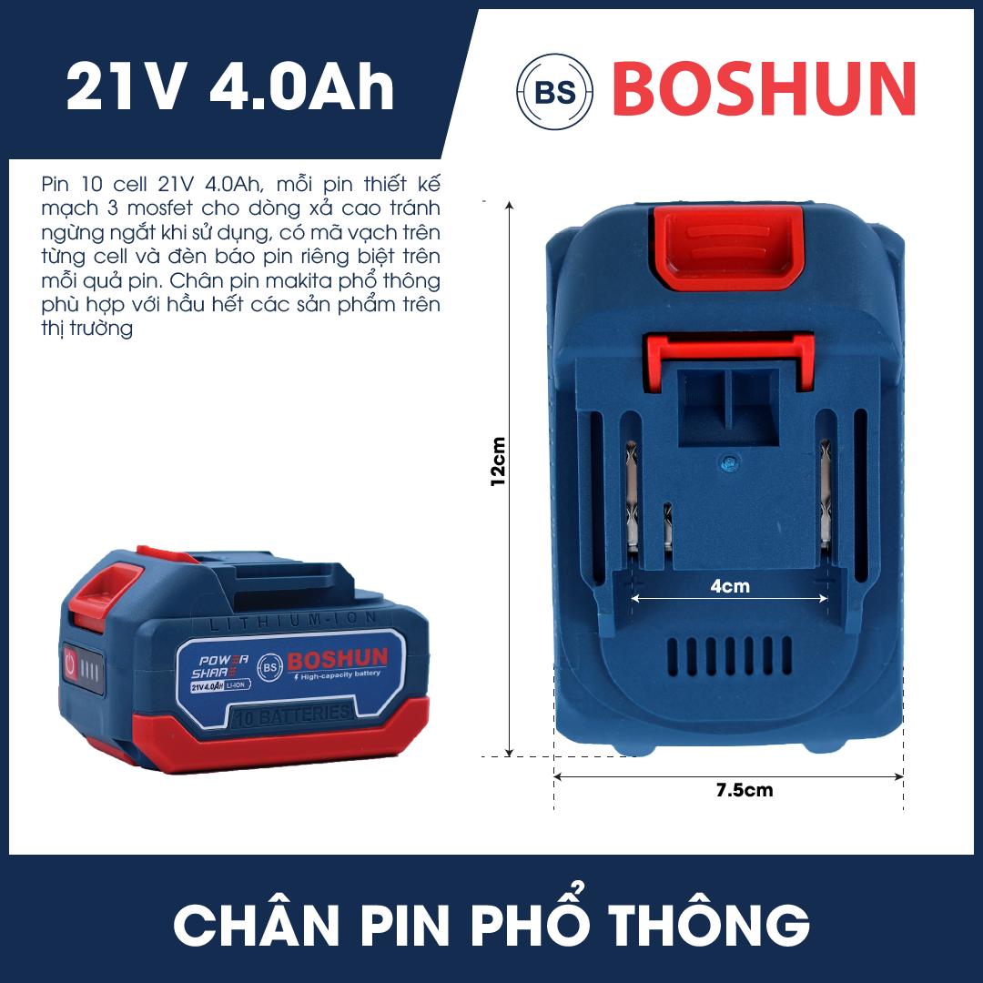 Máy khoan pin Boshun BS-ID1390BL — ảnh sản phẩm 3