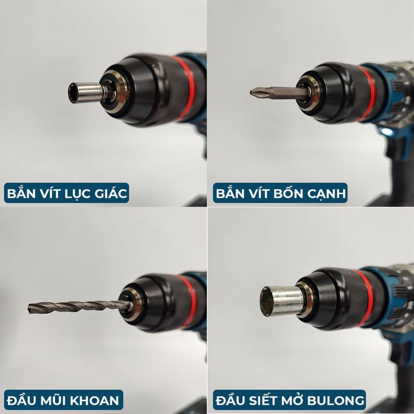 Máy khoan pin Boshun BS-ID1390BL — ảnh sản phẩm 6