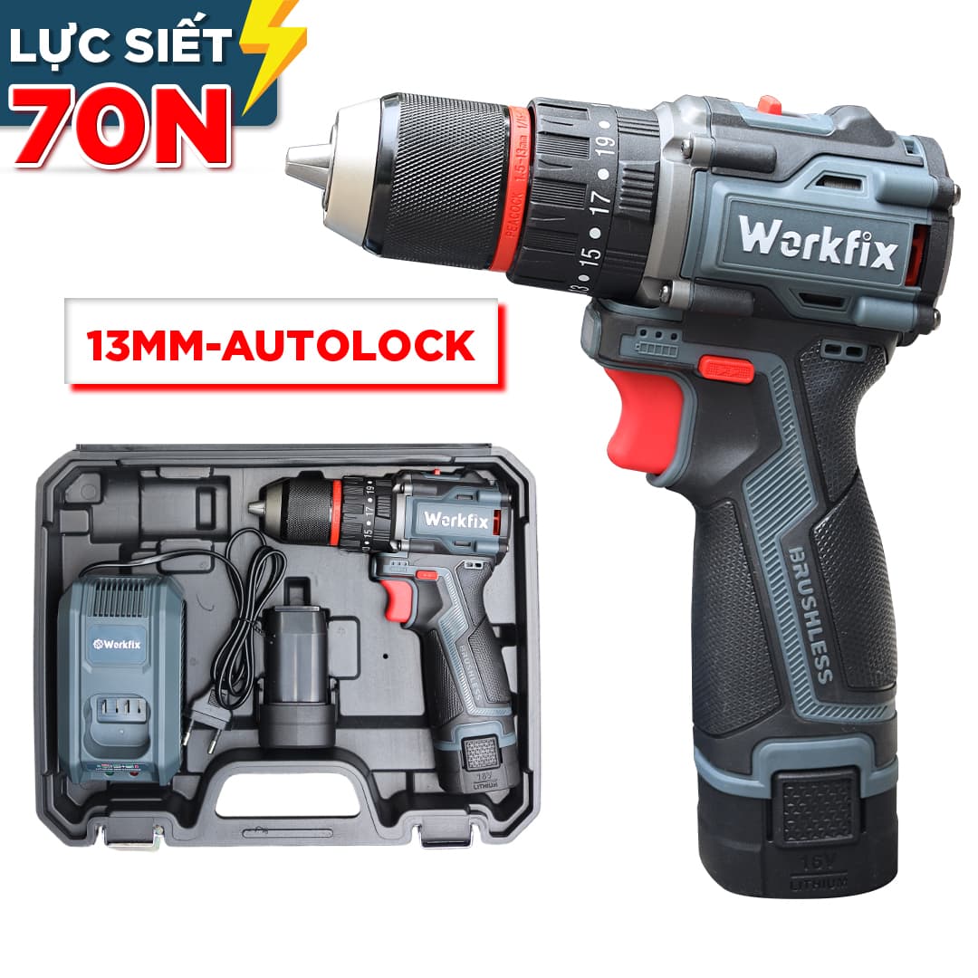 Máy khoan pin Workfix WF-ID1613BL - image 1