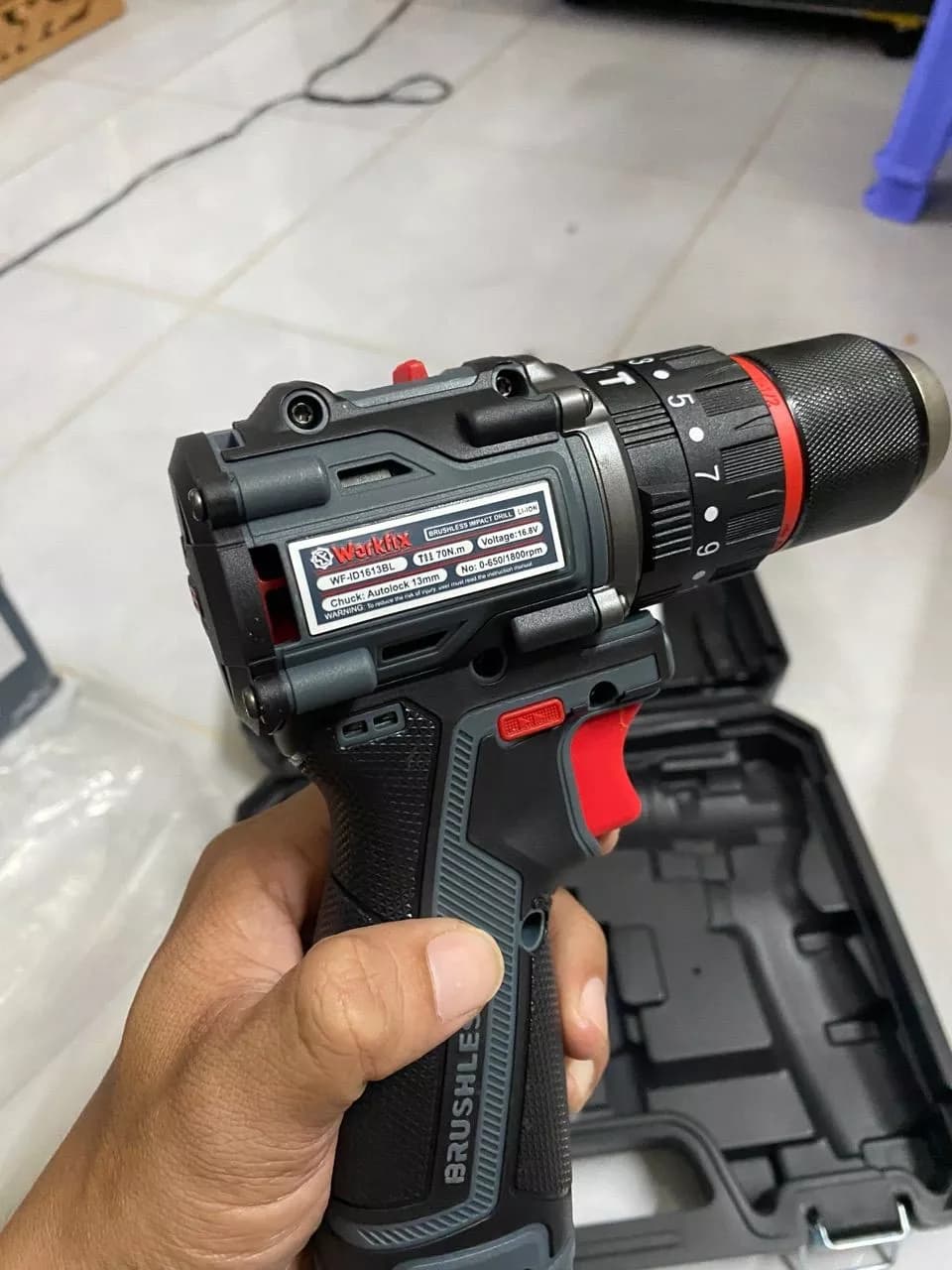 Máy khoan pin Workfix WF-ID1613BL — ảnh đánh giá khách hàng 2