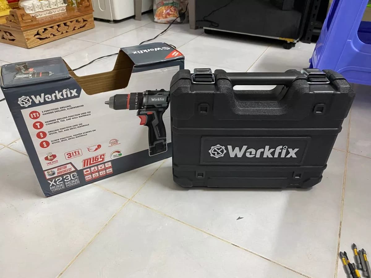 Máy khoan pin Workfix WF-ID1613BL — ảnh đánh giá khách hàng 4