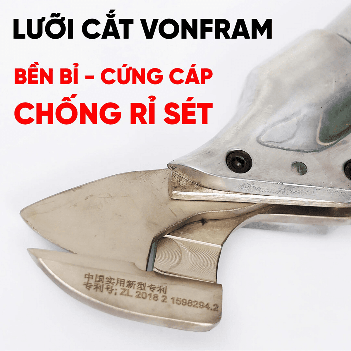 LƯỠI VẮT VONFRAM KHÔNG RỈ