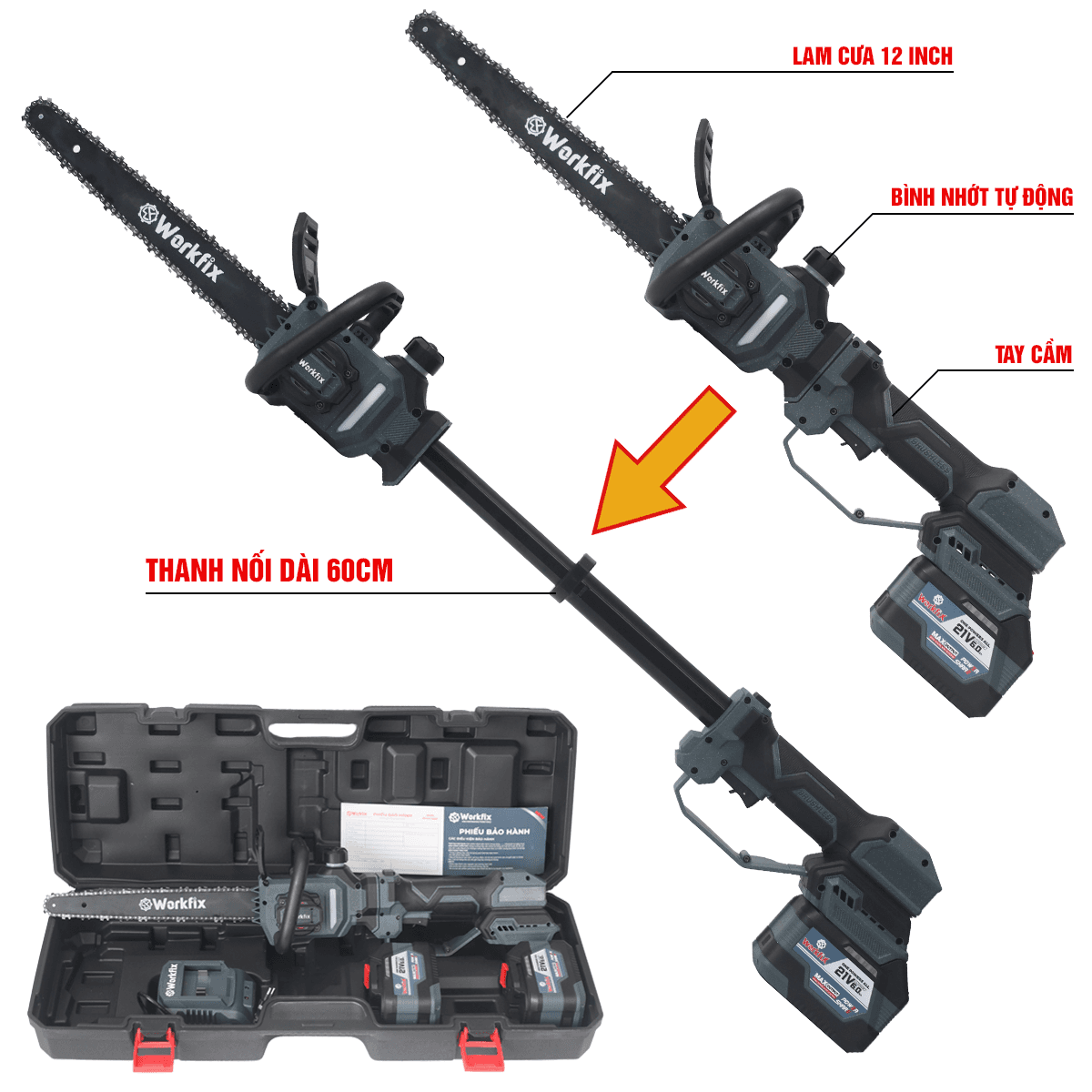 Máy cưa Workfix WF-CS12MAX