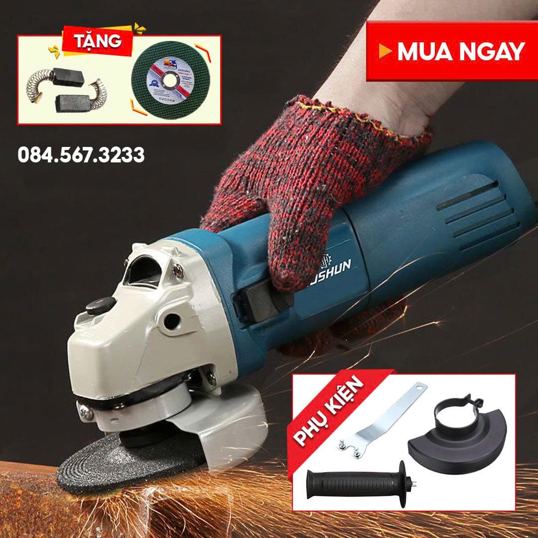 Máy mài điện Boshun BS-AG780W - Công Suất 780W - Tặng Thêm Tay Cầm Phụ và Cờ Lê Tháo Đá — CÔNG SUẤT 780W CỰC MẠNH
