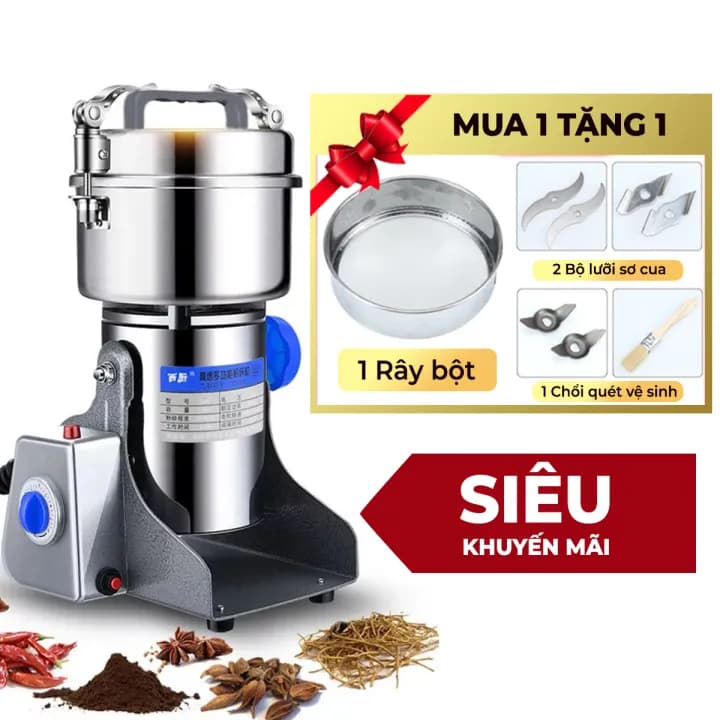 Máy xay đa năng Seka - Xay nhuyễn mịn mọi loại hạt, rau củ, thịt cá - Bảo hành 12 tháng - image 1