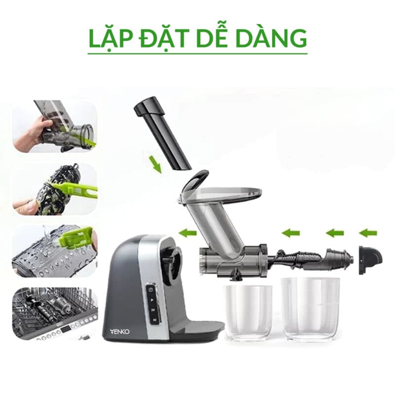 Máy Ép Venko - Máy Ép Chậm Trục Ngang Venko VS30 — Mô tả sản phẩm