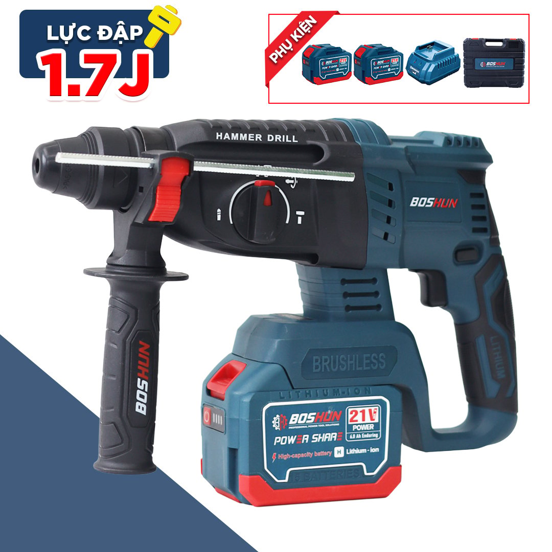 Máy đục bê tông Boshun BS-G2802H - Công suất lớn chuyên dụng công trình - image 1
