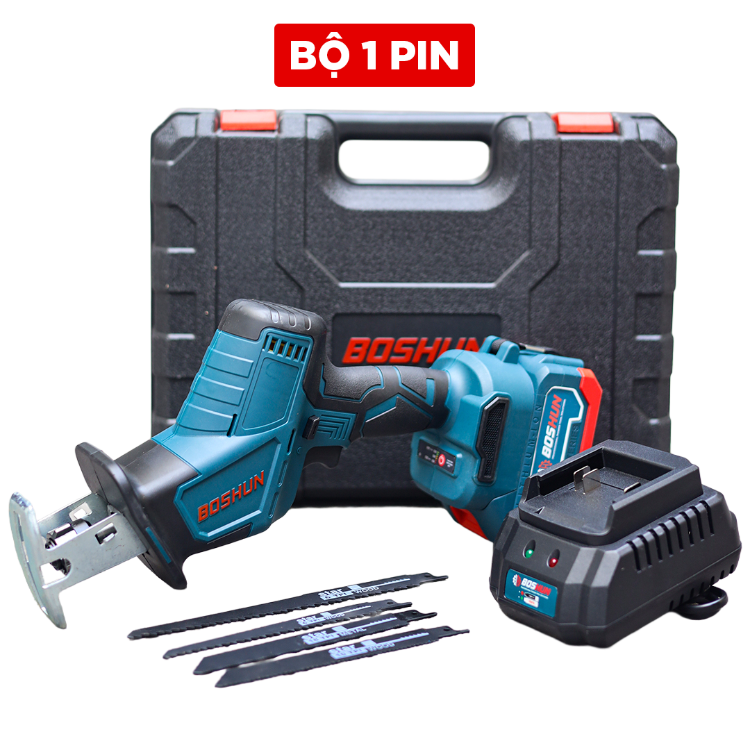 Máy cưa kiếm pin Boshun BS-CK20BL (Brushless) - Cắt gỗ, sắt, nhựa